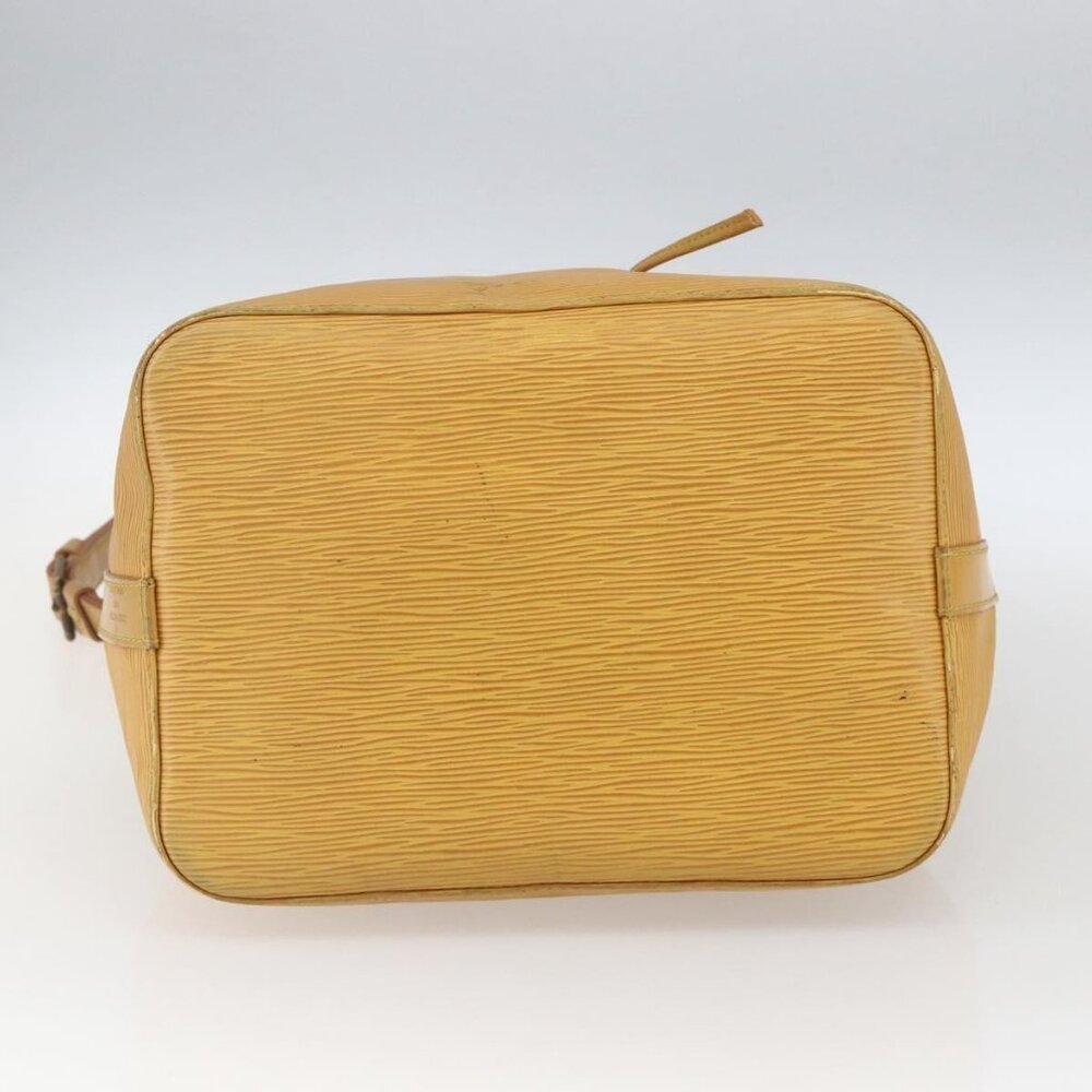 Authentic LOUIS VUITTON Epi Petit Noe Shoulder Bag Yellow M44109 LV - Picture 16 of 16